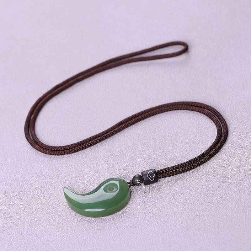 ‌Yin Yang Bagua Pendant Couple Set Dragon Phoenix Jade Harmony Symbol‌ 07FC0E-D4 - KOEEK