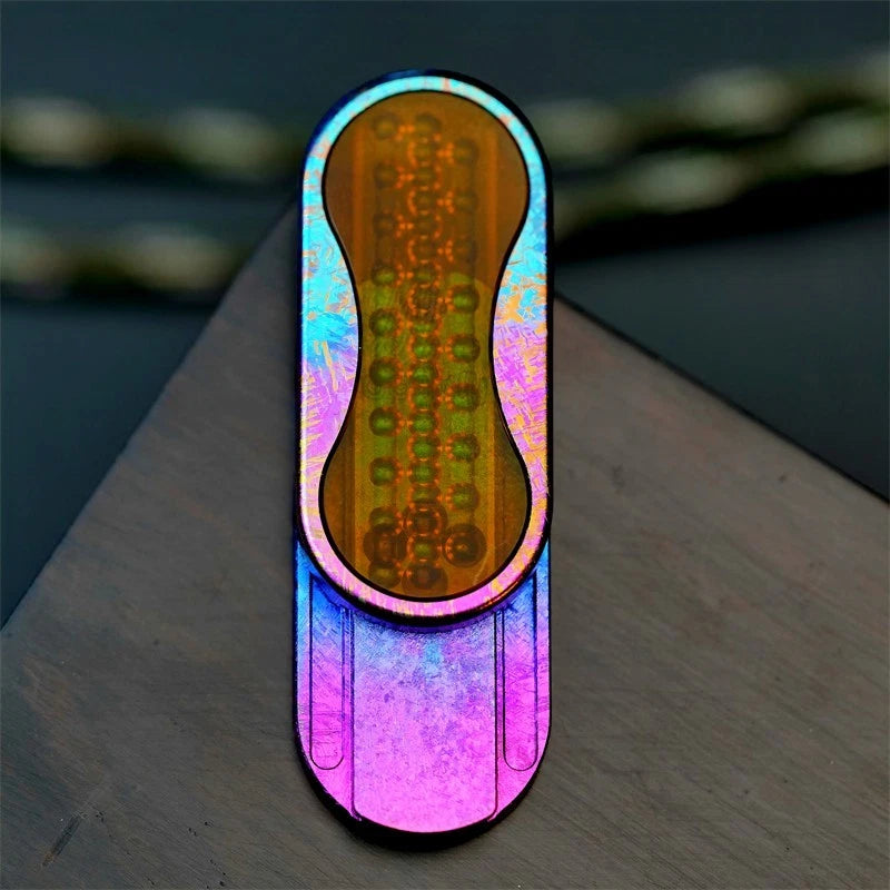 EDC Fidget Slider Stylish Crystal Titanium Fun Mechanical Fidget Toys Idea Gifts 07FC0E-D4 - KOEEK