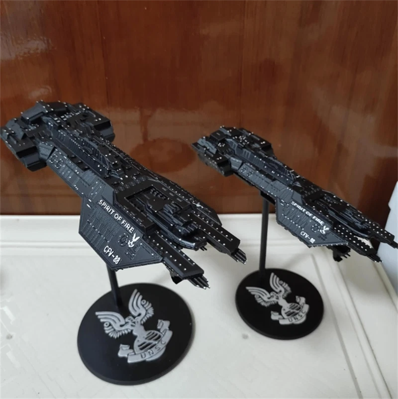 Halo 4 UNSC 火灵号 CFV-88 Spaceship Model Resin Spacecraft Figure Toy 07FC0E-D4 - KOEEK