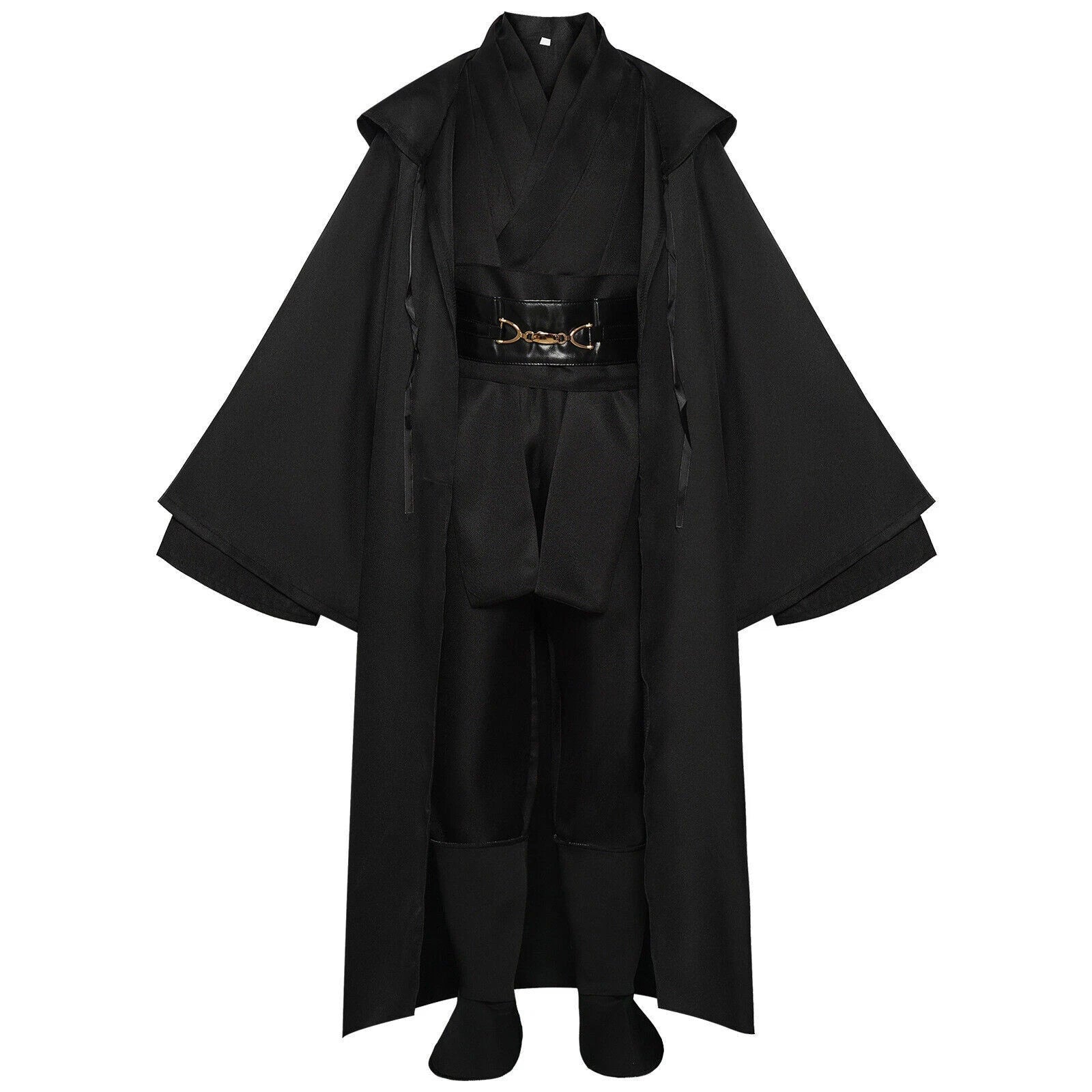 Star Wars Jedi Knight Cosplay Costume Kids Hooded Robe Full Set Outfit Halloween 07FC0E-D4 - KOEEK