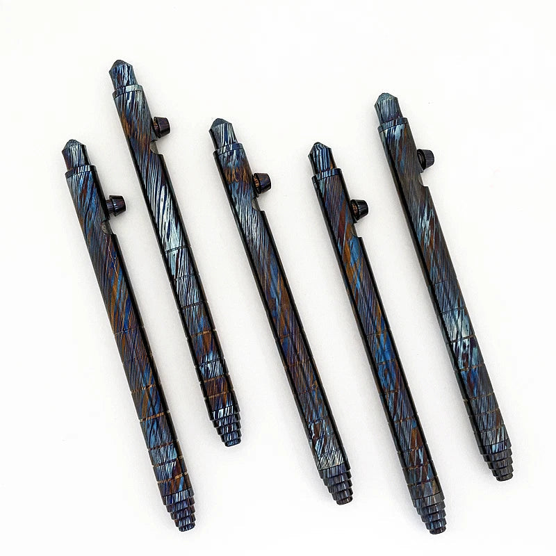 Hot Timascus Pocket Ball Pen Business Signature Tactical Working Pen Outdoor EDC 07FC0E-D4 - KOEEK