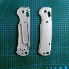 1 Pair Silver Aluminum Handle Scales for Benchmade Griptilian 550/551 Knives 07FC0E-D4 - KOEEK