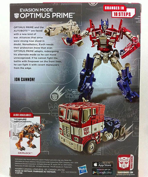 Transformers Optimus Prime Evasion Mode Age Of Extinction Figure Hasbro Official HASBRO - KOEEK