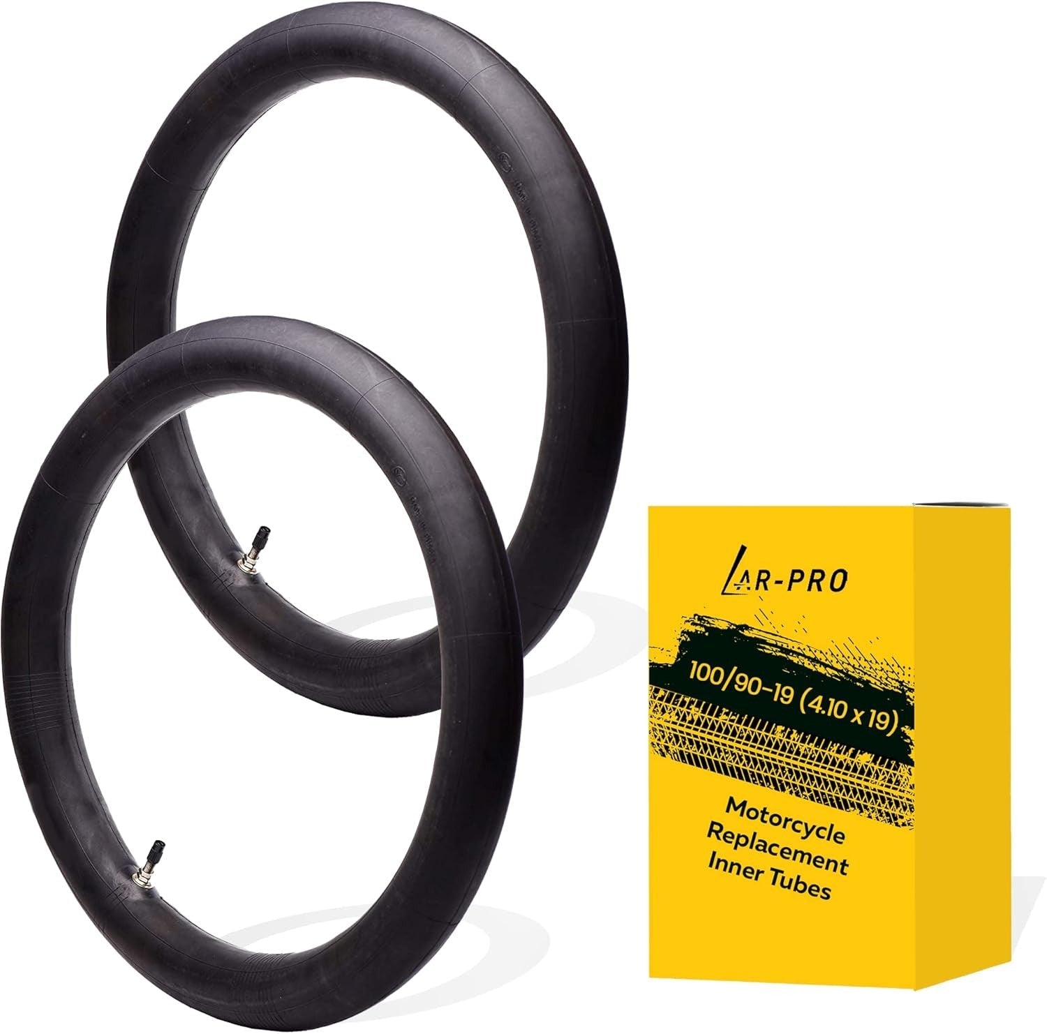 new (2-Pack) 100/90-19 (4.10 x 19) Motorcycle Inner Tubes - x 07FC0E-D4 - KOEEK