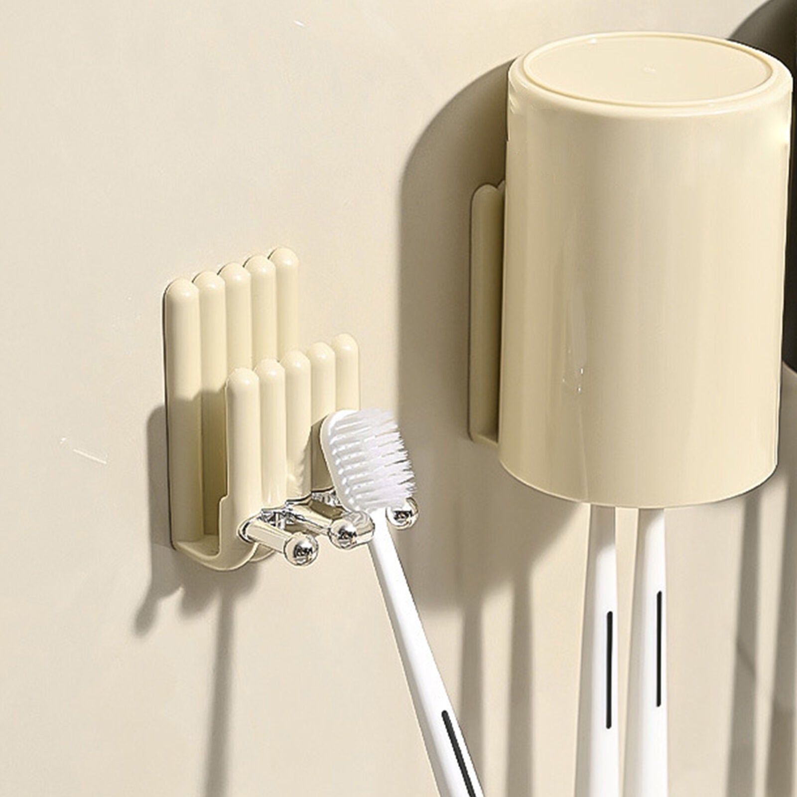 new Wall Electric Toothbrush Holder No Drilling Electric Tooth Brush Wall Holder koeek - KOEEK