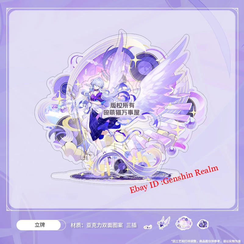 Anime Honkai: Star Rail Robin Acrylic Desktop Stand Figure Collection Deco Gift 07FC0E-D4 - KOEEK