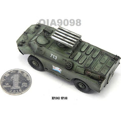1:72 Scale Russian Marine Corps BRDM-2 9P148 Armored Vehicle Green Model 07FC0E-D4 - KOEEK