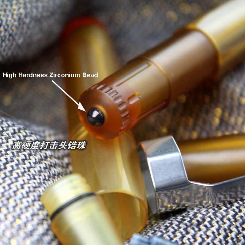 1PC EDC Imported PEI Amber Fountain Pen Octagonal Portable Office Business Pen 07FC0E-D4 - KOEEK