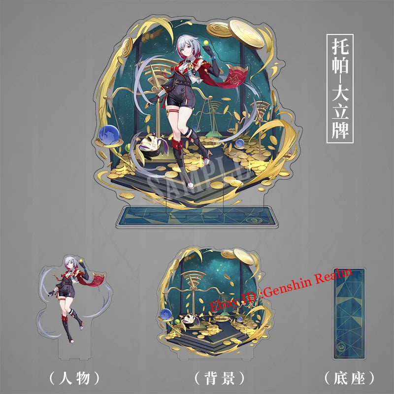 Anime Honkai: Star Rail Topaz Acrylic Desktop Stand Figure Collection Decor 07FC0E-D4 - KOEEK