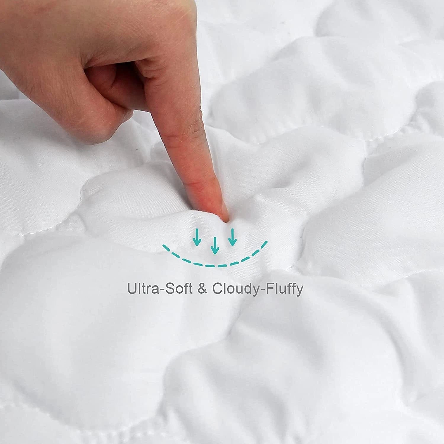 Crib Mattress Protector Sheets Fitted Waterproof Crib Mattress Pad Cover 07FC0E-D4 - KOEEK
