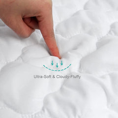Crib Mattress Protector Sheets Fitted Waterproof Crib Mattress Pad Cover 07FC0E-D4 - KOEEK