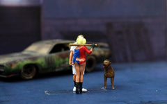 MINI TOY 1/64 people Harley Quinn sexy girl figure diorama  mini sand 07FC0E-D4 - KOEEK