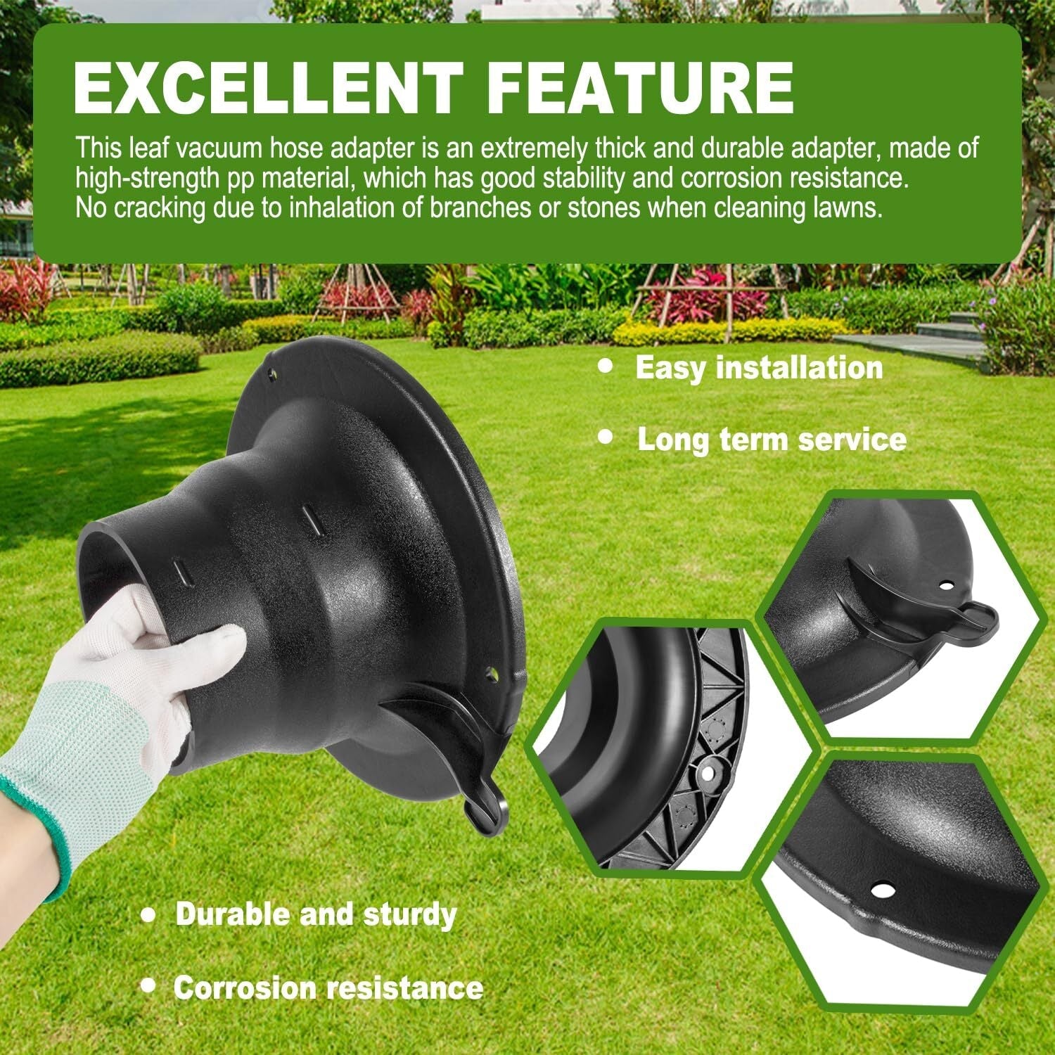 new 43791 Hose Adapter Leaf Lawn Vacuum Parts, Fits for Agri-Fab &... 07FC0E-D4 - KOEEK