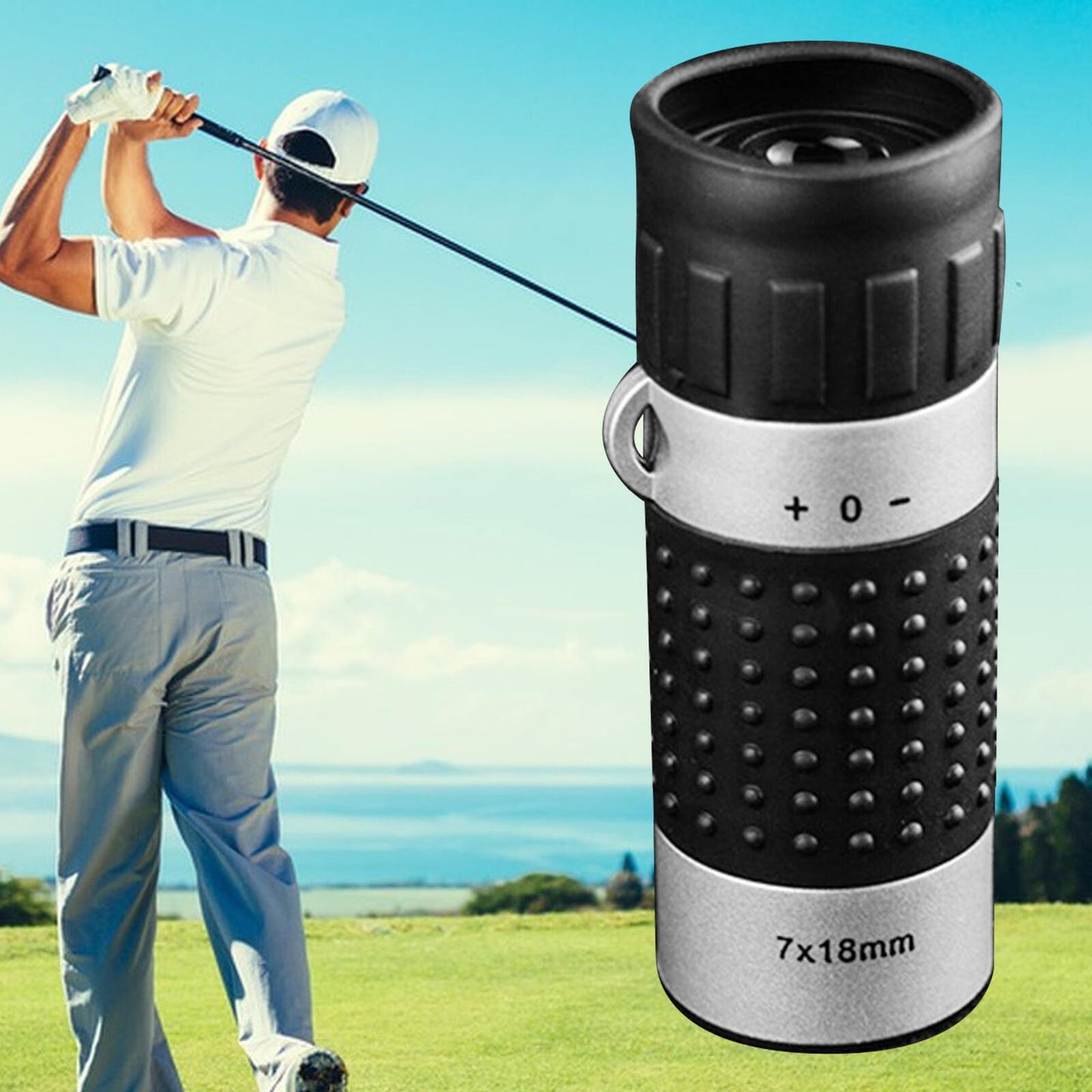 new Golf Range Finder Handheld Monocular Rangefinder Golf Scope Yards Measure Tools koeek - KOEEK