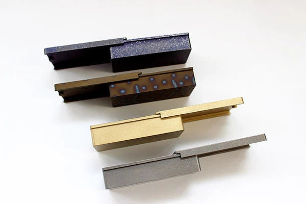 Titanium/Brass EDC Sealing Storage Case Pill Box Holder Container Travel Camping 07FC0E-D4 - KOEEK