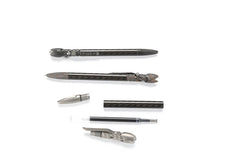 Damascus Titanium TC4 Business tactical Signature Student Business Gyro Pen Tool 07FC0E-D4 - KOEEK
