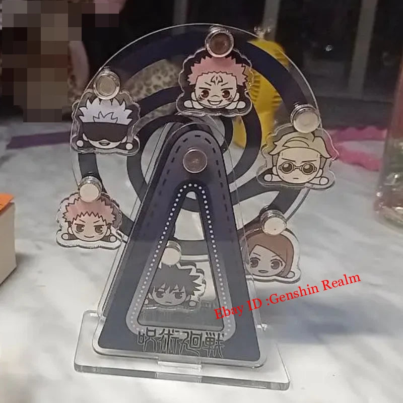 Anime Jujutsu Kaisen Cute Figure Ferris Wheel Acrylic Desktop Stand Decor Gift 07FC0E-D4 - KOEEK