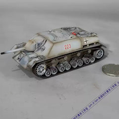 1:72 Scale WWII German Jagdpanzer IV Tank Destroyer Model with Winter Camouflage 07FC0E-D4 - KOEEK