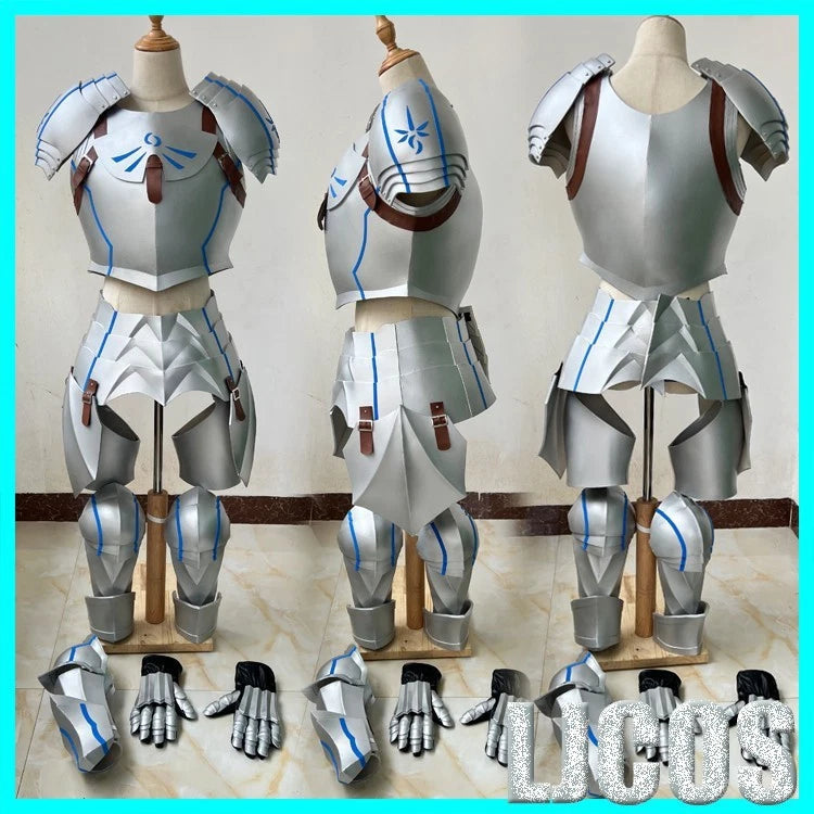 FGO Fate/Grand Order Altria Pendragon Shoulder Leg Waist Armor Armor Gloves Set 07FC0E-D4 - KOEEK