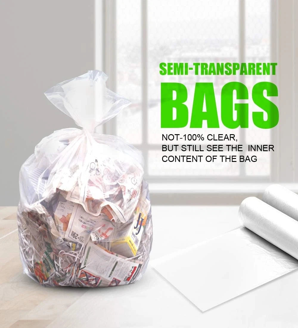 Small garbage bags - 4 gallon garbage bags, pack of 220 07FC0E-D4 - KOEEK