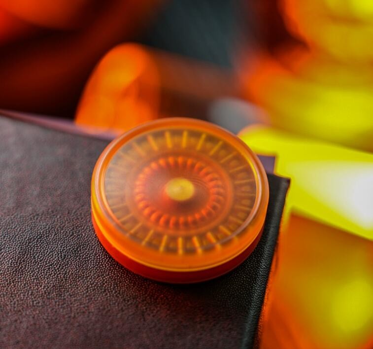 Fidget Toy ADHD Tool PEI Mechanical Ratchet Wheel Haptic Coins EDC Toys Gift 07FC0E-D4 - KOEEK