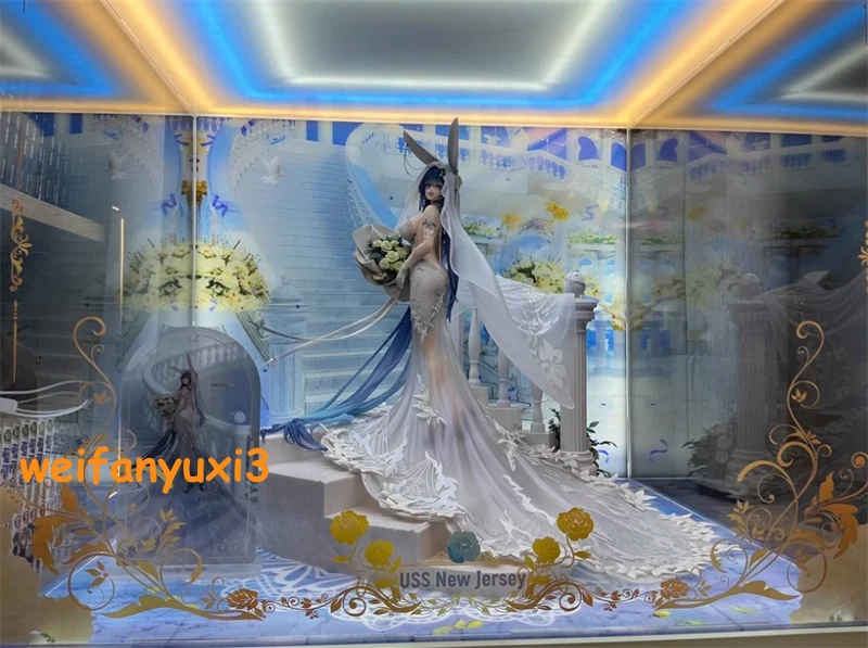 APEX Azur Lane  Jersey Snow-White Ceremony Ver. 1/7 LED Acrylic Display Box 07FC0E-D4 - KOEEK