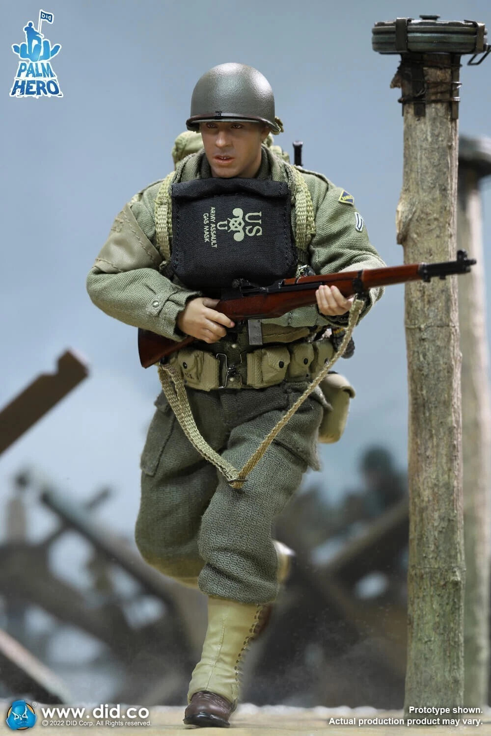 DID XA80011 Dragon Dreams WWII US Ranger Private Caparzo 1/12 Figure Toy 6" BN DID - KOEEK