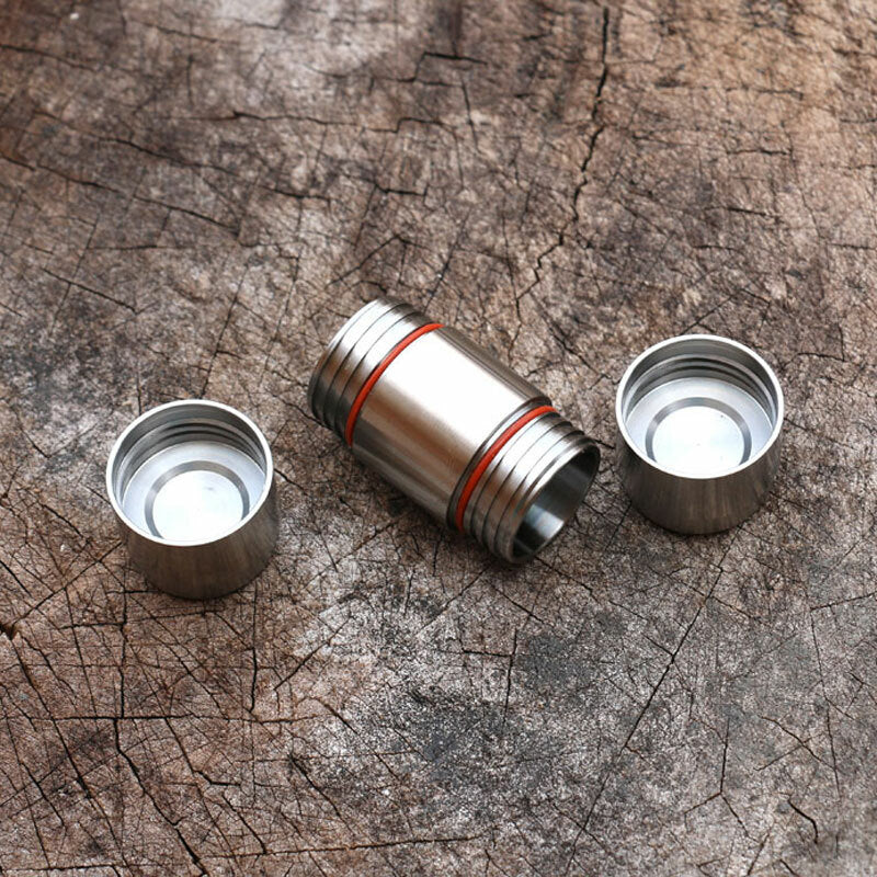 TITANER Titanium TC4 Outdoor EDC Survival Waterproof Box Travel Pill Case Tool 07FC0E-D4 - KOEEK