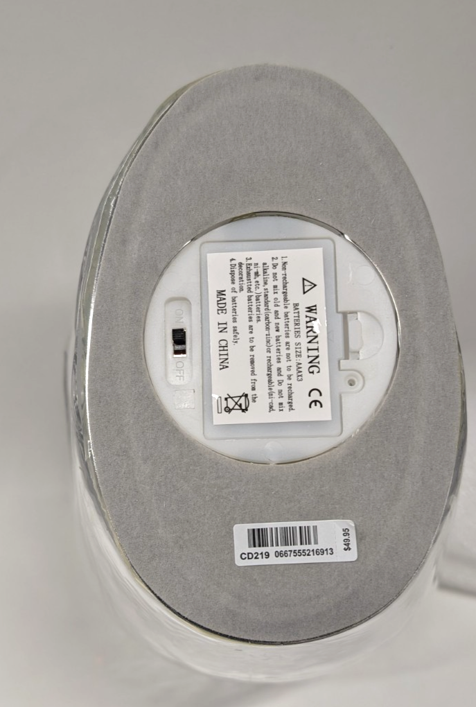 ! Bath & Body Works Halloween GLASS LIGHT-UP SKULL Pedestal for 3-wick BATH & BODY WORKS - KOEEK