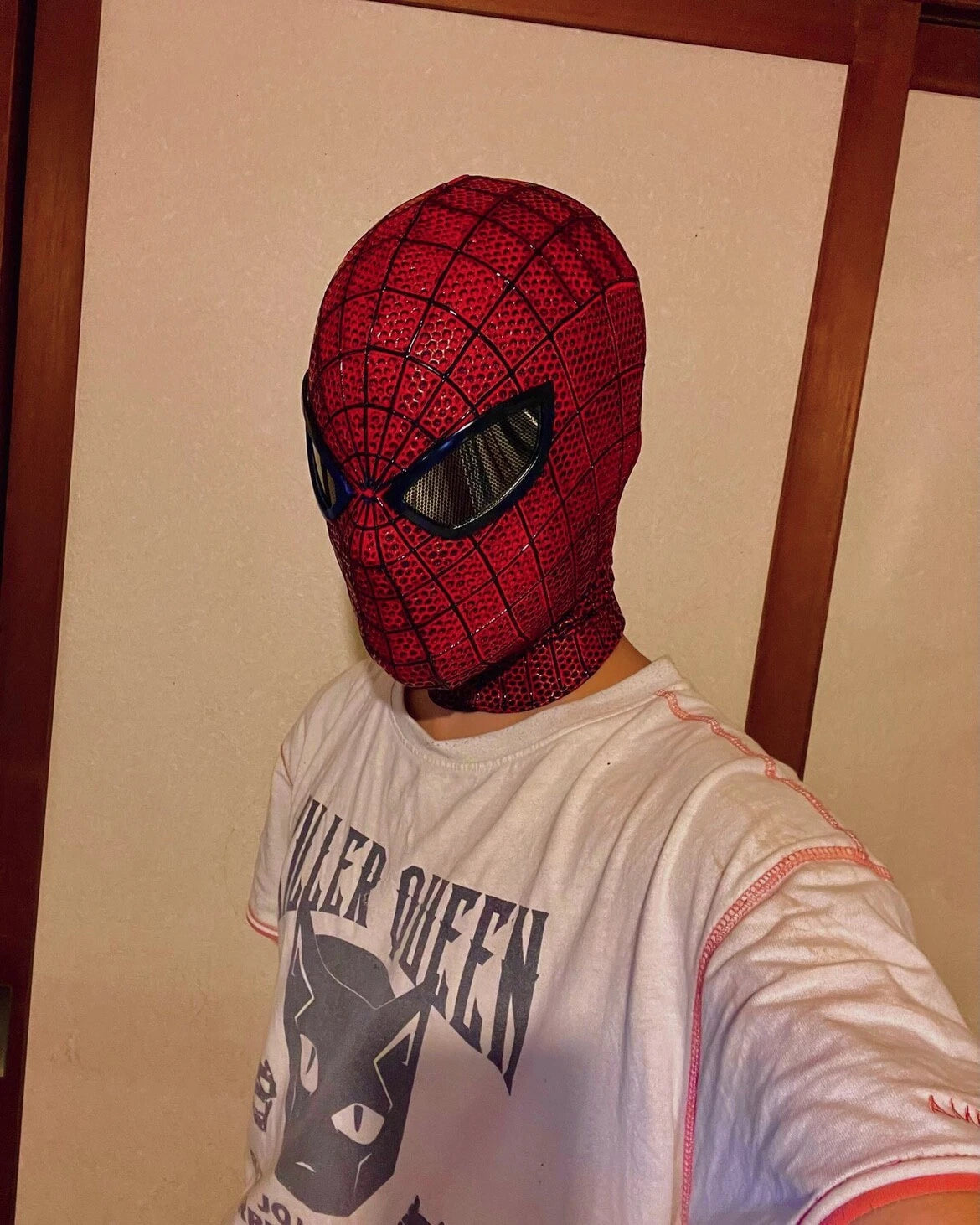 The Amazing Spider-man Andrew Garfield Cosplay Mask Prop 1:1 Full 3D Texture Ver 07FC0E-D4 - KOEEK