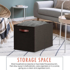 13 x 15 x 13 Karaks Storage Cube Storage Box, Foldable Storage Box 07FC0E-D4 - KOEEK