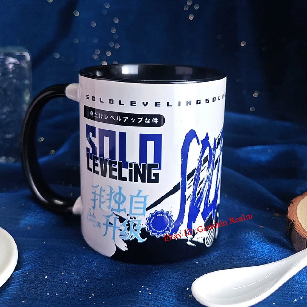 Anime Solo Leveling Sung Jin-Woo Ceramic Mug Coffee Cup Gift 300ML 07FC0E-D4 - KOEEK