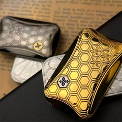Novel Honeycomb EDC Fidget Slider Fun Infinite Push Haptic Slider Stress Relief 07FC0E-D4 - KOEEK