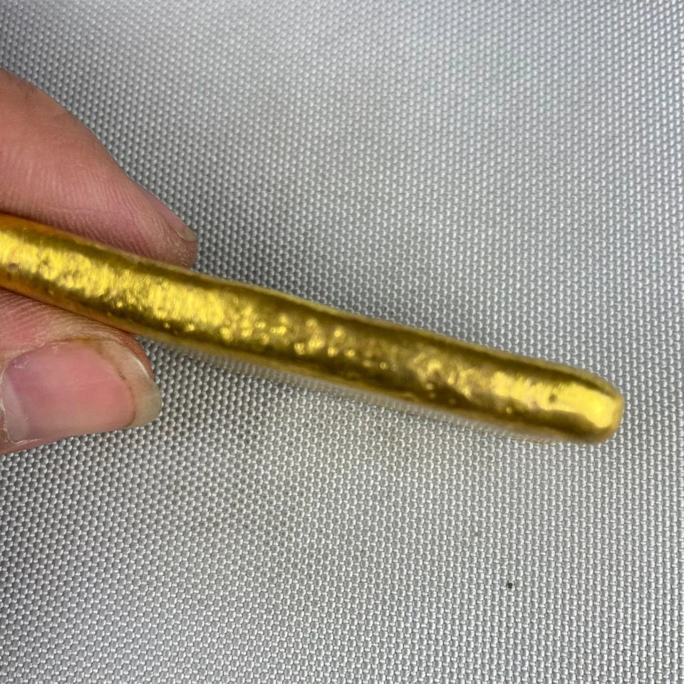 Republic of China Brass Gilded Central Mint Dragon and Phoenix Gold Bars Ingots 07FC0E-D4 - KOEEK