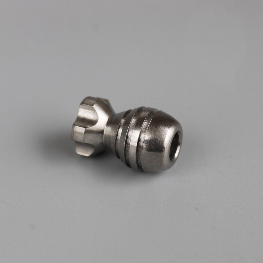 EDC Titanium Missile Shape Knife Bead Paracord Pendant Lanyard DIY Accessories 07FC0E-D4 - KOEEK