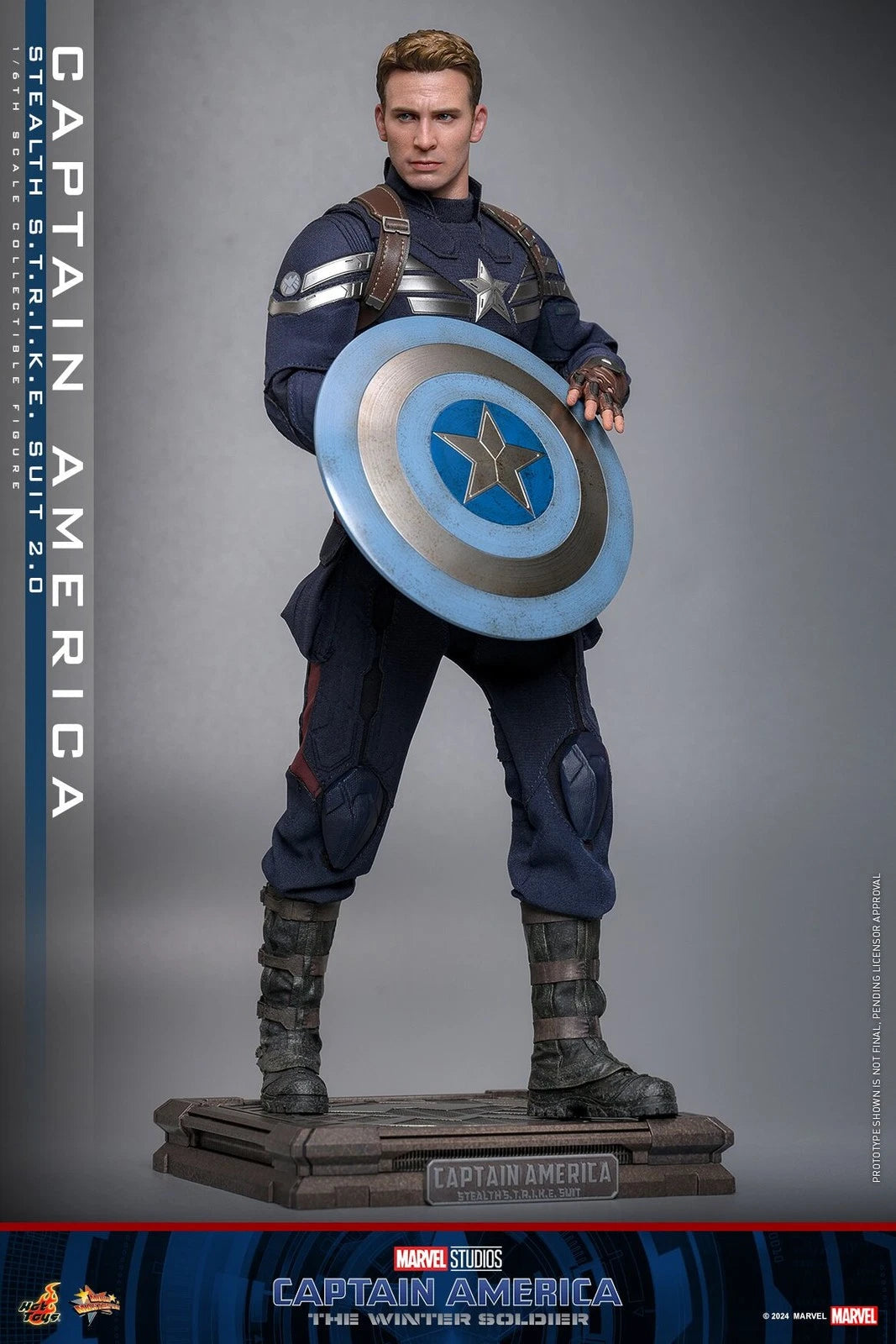 IN STOCK  Hot Toys MMS783 Captain America 1/6 Figure Stealth Strike Suit 2.0 HOT_TOYS - KOEEK