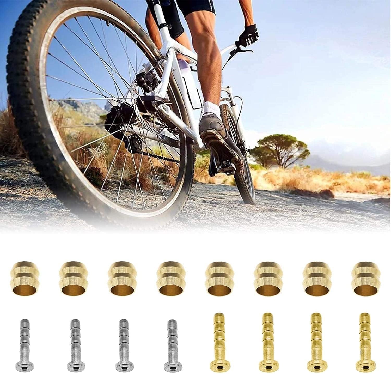 new CYSKY Bike Hydraulic Brake Hose Kit 2500mm for Shimano BH59 BH90 Sram Black