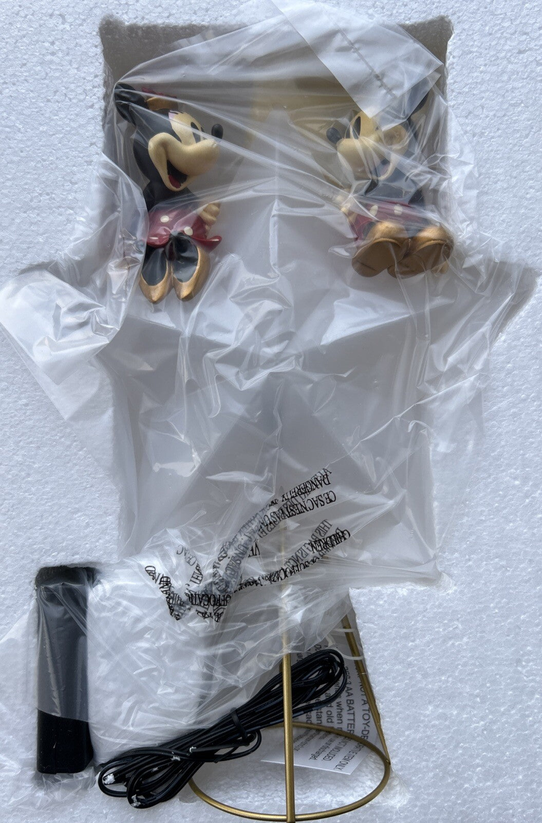 2008 Disney Store Mickey and Minnie Merry Christmas Tree Topper - Lights up RARE DISNEY - KOEEK