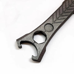 EDC Titanium Crowbar Pry Bar keychain Pendant Botter Opener Hexagonal Wrench Hot 07FC0E-D4 - KOEEK