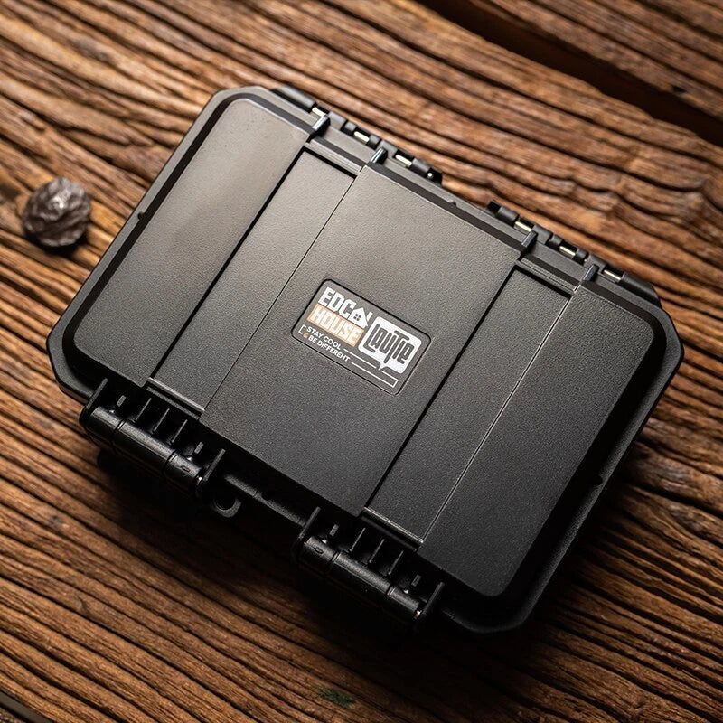 LAUTIE Portable Storage Box Waterproof  ABS Shockproof Slider Container EDC 07FC0E-D4 - KOEEK