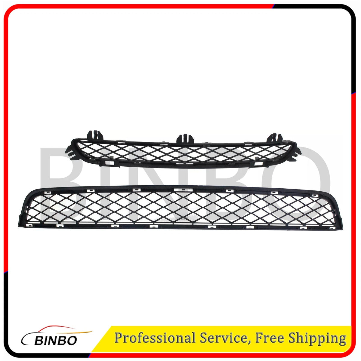 Bumper Face Bar Grille Set For 11-14 BMW X3 Textured Black Front Upper and Lower 07FC0E-D4 - KOEEK