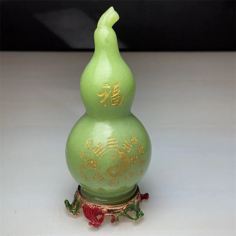 Glow Bagua Gourd Figurine Feng Shui Home Office Study Wine Cabinet Decor 07FC0E-D4 - KOEEK