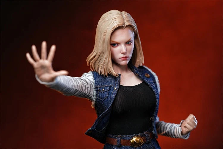 ARTISAN 1/6 Dragon Ball Android 18 Mecha Maiden Demon Hair Version Action Figure 07FC0E-D4 - KOEEK