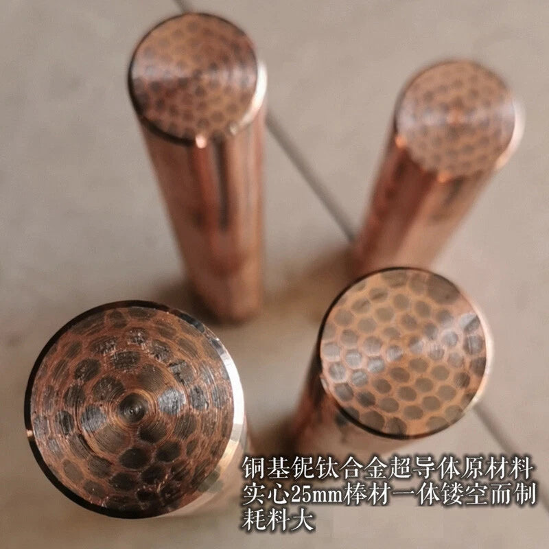 EDC Superconductor Ring Metal Pendant Meteorite Pattern Wood Grain Metal Ring 07FC0E-D4 - KOEEK