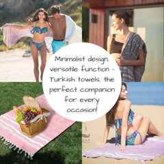 Beach towel –  cotton, quick-drying, sand-resistant towel 07FC0E-D4 - KOEEK