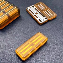 Amber PEI Mechanical Fidget Slider EDC Fidget Toys Fun Stress Relief Toy 07FC0E-D4 - KOEEK