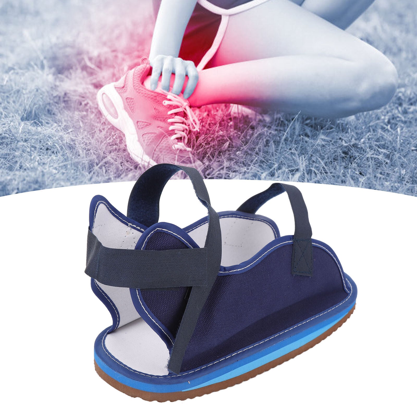 new Cast Shoe Open Heel Breathable Protective Prevent Slip Post Operative Walking koeek - KOEEK