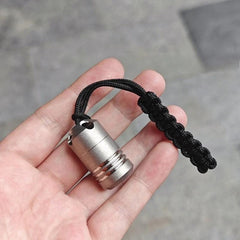 PEI Boxes Titanium alloy TC4 Waterproof Pill Case Portable Container EDC Pendant 07FC0E-D4 - KOEEK