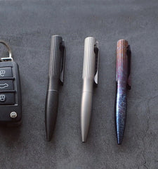Titanium Alloy Ballpoint Pen Business Office Signature Pen EDC Pocket Multi Tool 07FC0E-D4 - KOEEK