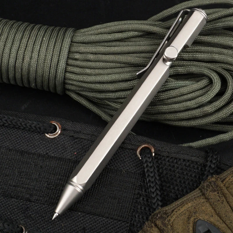 TC4 Titanium Alloy Tactical Tool Business Signature Office Stationery pen 07FC0E-D4 - KOEEK
